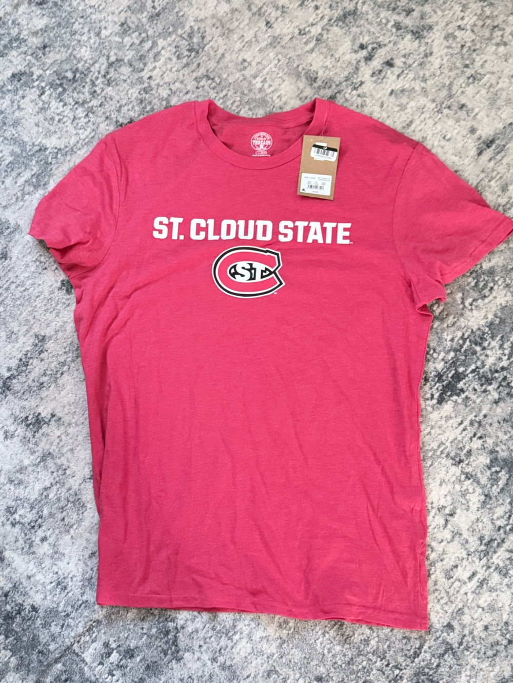 Rivalry Threads Red Tee with White Logo